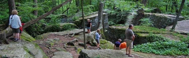 men having camp